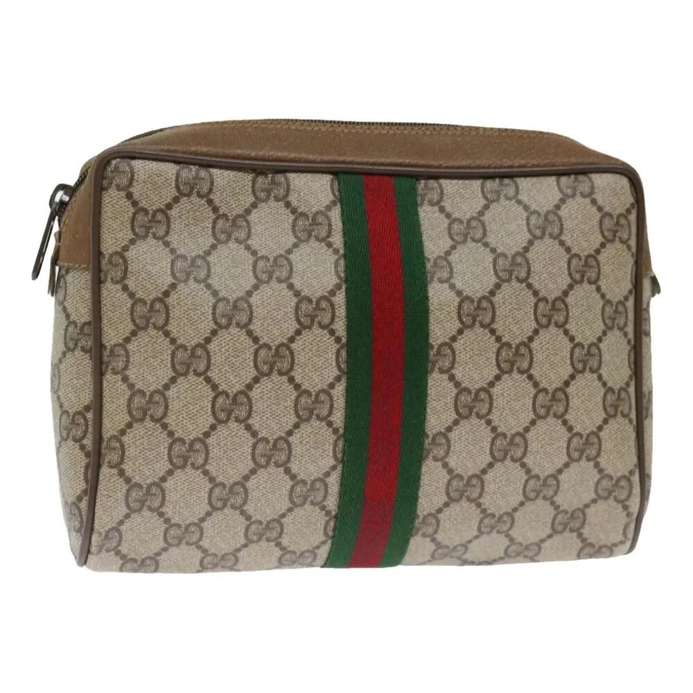 Authentic Gucci GG Supreme Sherry Line Bag
